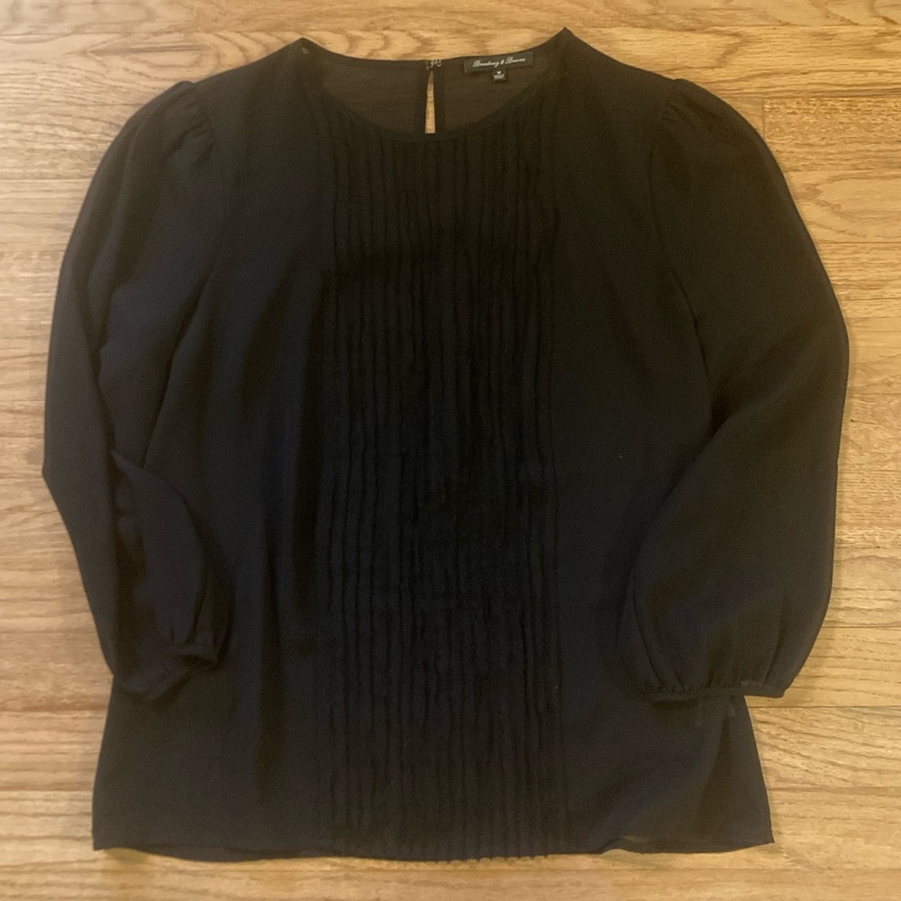 Broadway and Broome Black Blouse